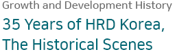 Growth and Development History 35 Years of HRD Korea, The Historical Scenes