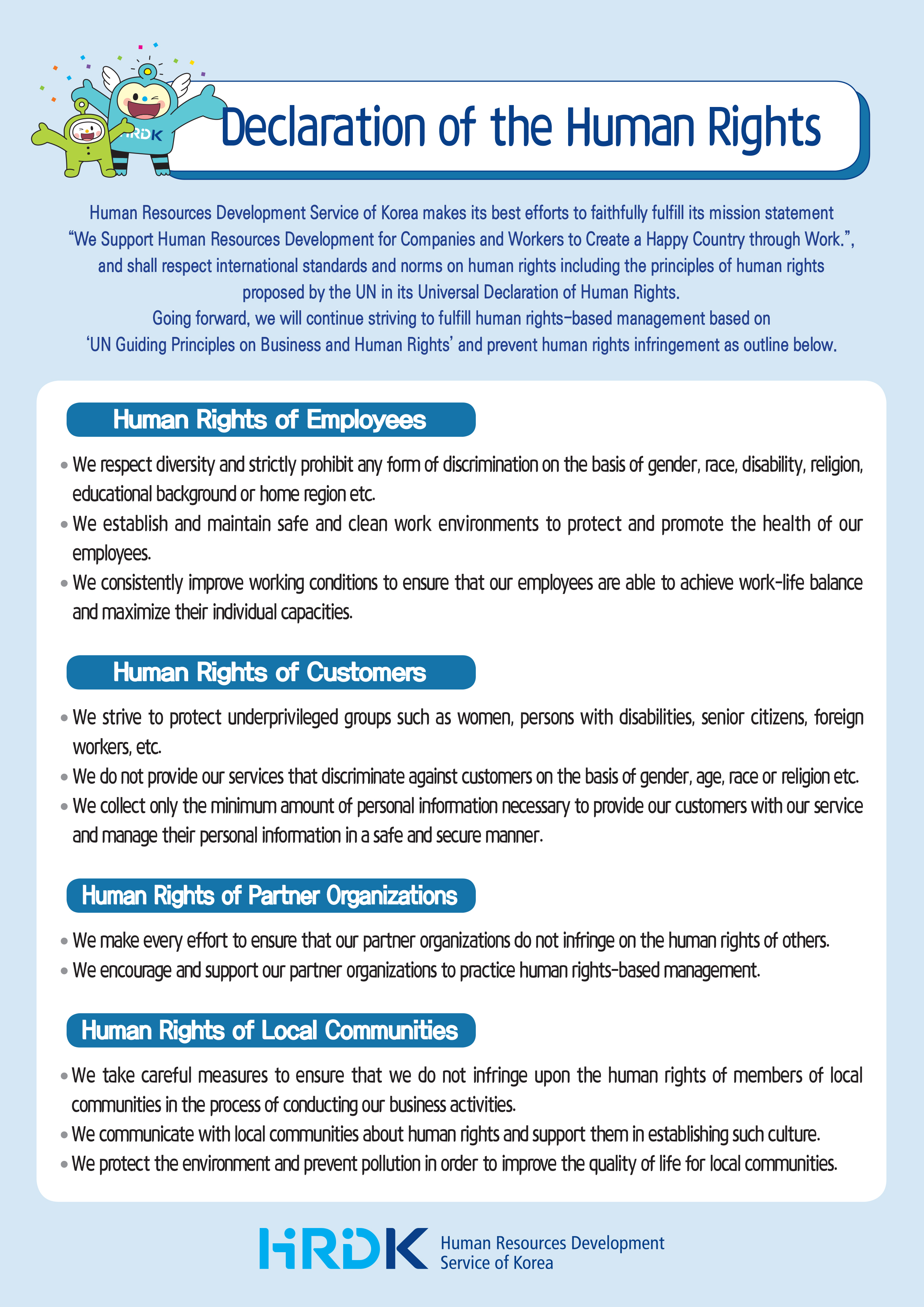 Declaration of the Human Rights
